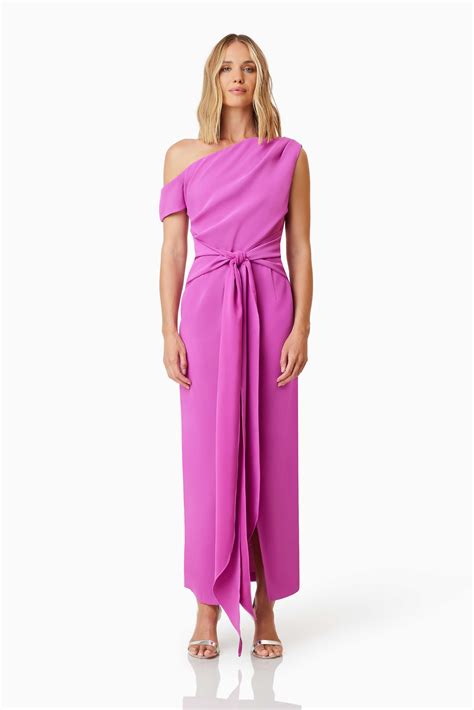 piink|Kenna Cocktail Dress In Purple